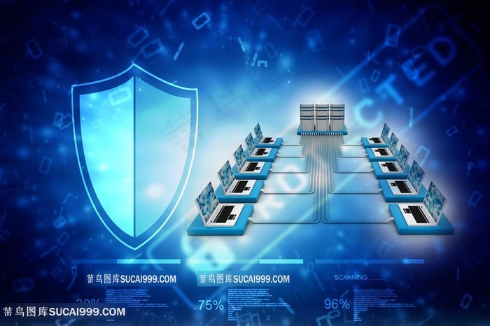 防御数码网络科技金融高清图片
