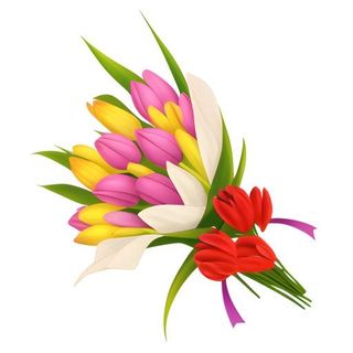 花束手棒花免抠