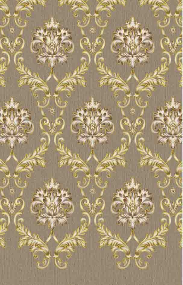 欧式金色墙纸