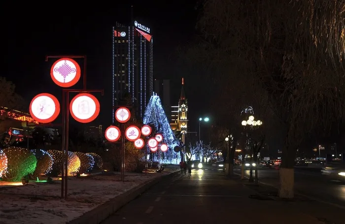 吉林城市夜景摄影