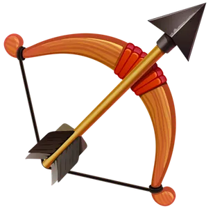 射箭木头卡通