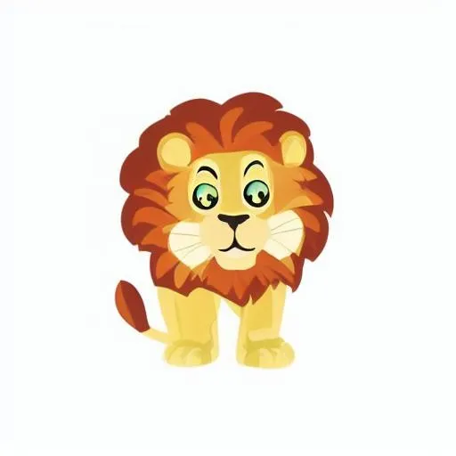 狮子动物免抠元素(2048x2048)