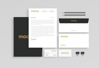 设计现代认识品牌样机