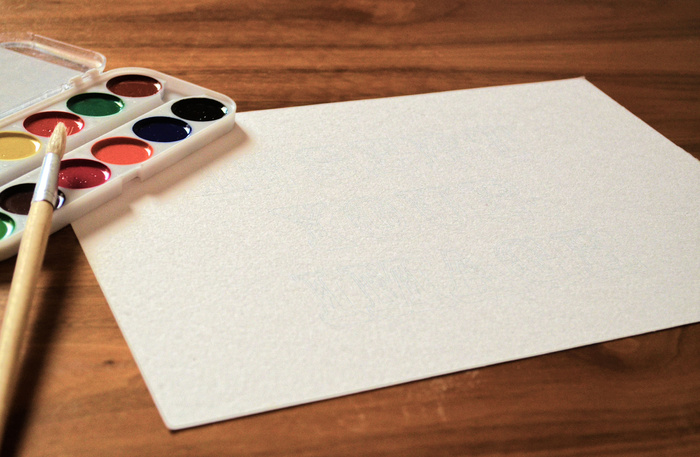 手绘样机 水彩 绘画样机 (1)