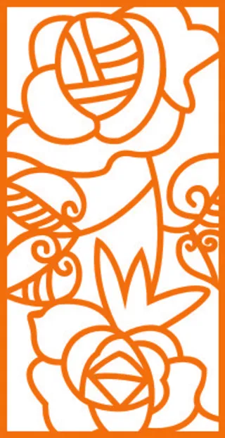 雕刻 田园 镂空 现代 边框