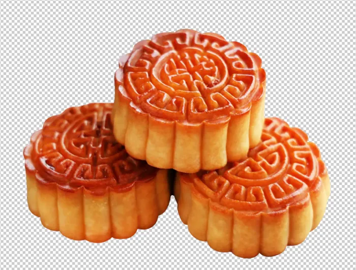 月饼免扣素材psd模版下载