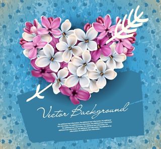 2.14情人节红心玫瑰背景