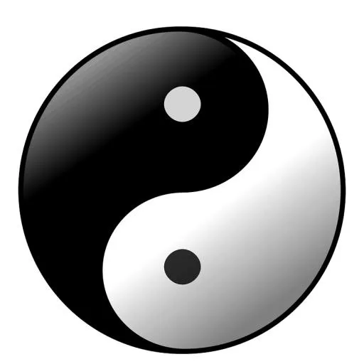 Yin and yang PNG免抠(800x800)