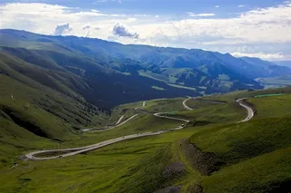 新疆班禅沟风景大图