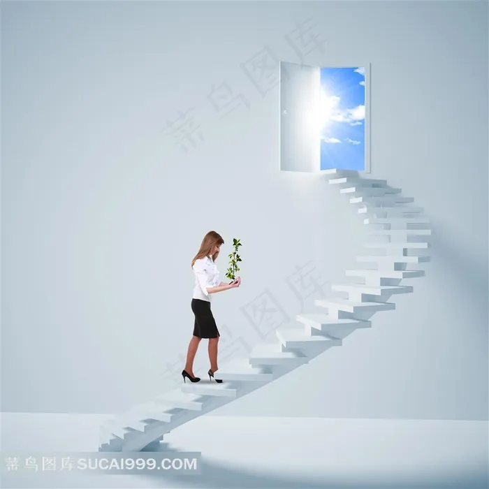 商务美女阶梯图片下载职场人物