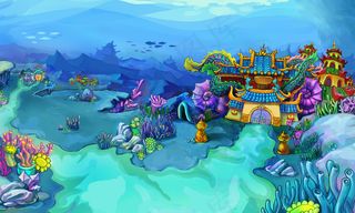 海底龙宫卡通图片