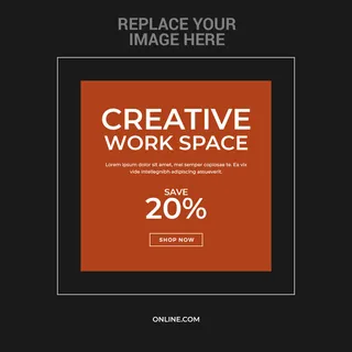 设计英文广告销售横幅素材