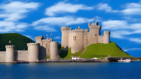 魔兽世界风格的联盟海港