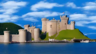 魔兽世界风格的联盟海港