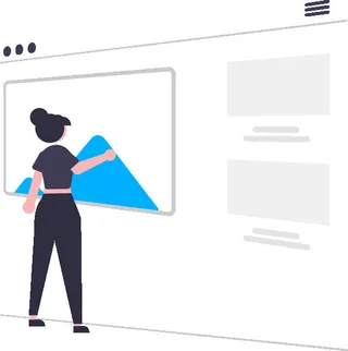 2.5d电脑界面插画小图标素材