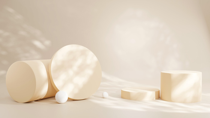 电商产品3D立体背景图主图场景 