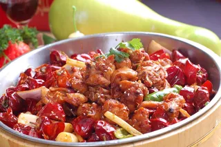 干锅美食焖锅湘菜麻辣香辣纸锅干锅风味干锅兔