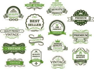 免抠标签矢量素材