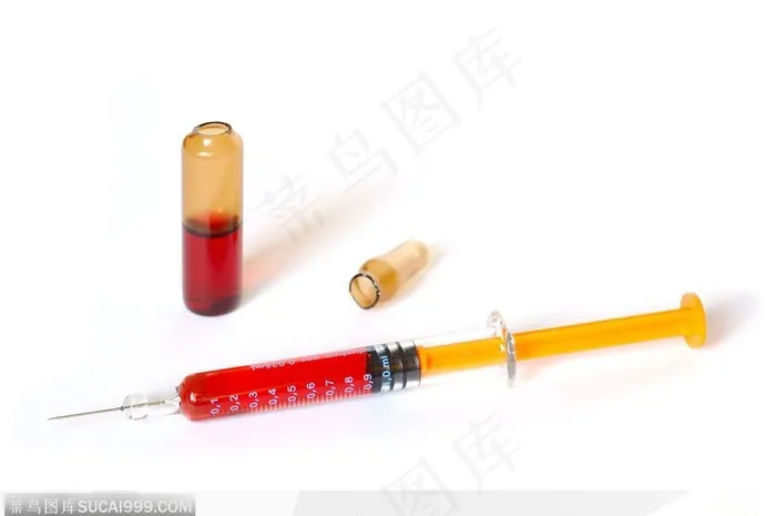 医疗器材-药水和注射器