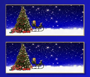 圣诞节雪花风景装饰背景墙