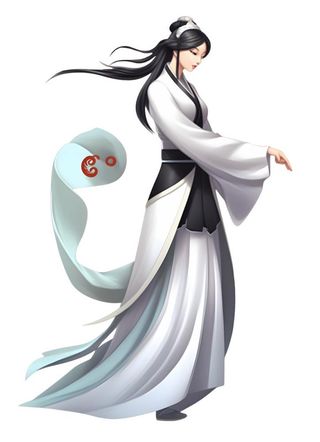 古风人物插画免抠