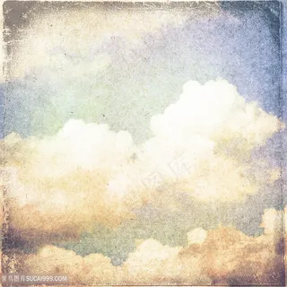 唯美炫彩复古云朵背景高清图片