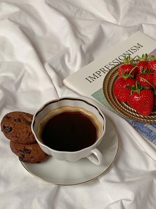 黑色美味咖啡摄影素材