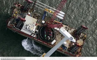 低碳环保素材--吊装的风车