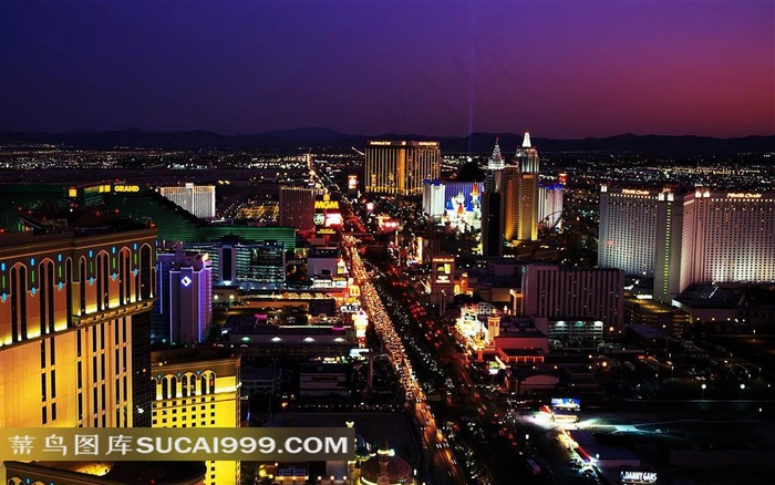 迷人魅力都市夜景素材