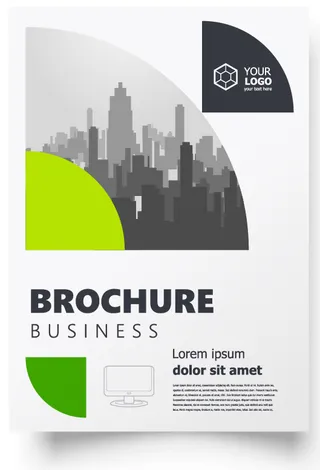 包装宣传册设计模板传单页抽象商务宣传册A4模板创意封面趋势宣传