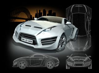 银色汽车高清图片下载