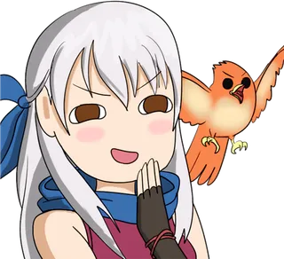 惊恐女孩素材卡通简笔人物