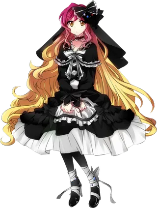 Lolita女孩素材卡通简笔人物