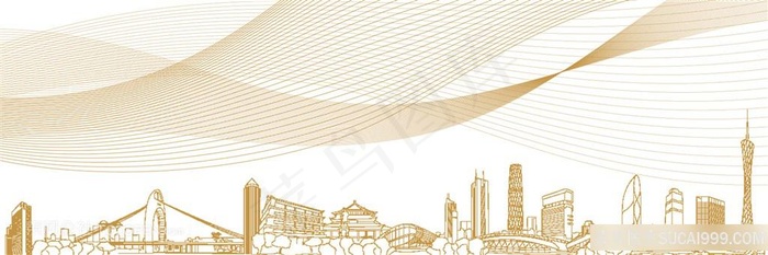 城市商务科技地产广告背景