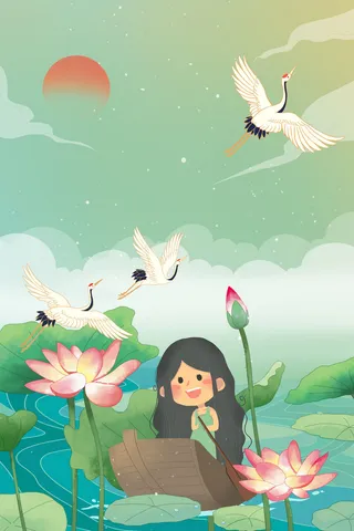 中式古典国潮来袭海报展板宣传背景图PSD设计PS模板素材