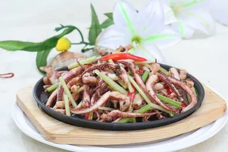 铁板鱿鱼头 16元