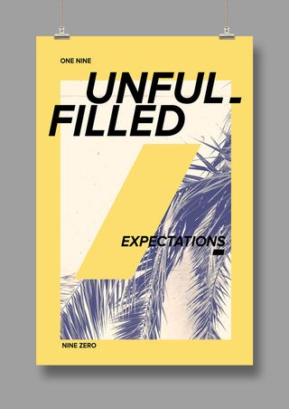 国外时尚 潮流海报 英文PSD海报