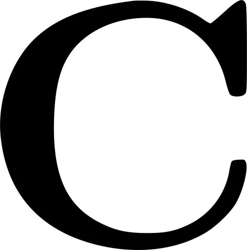 字母C PNG免抠(2281x2303)