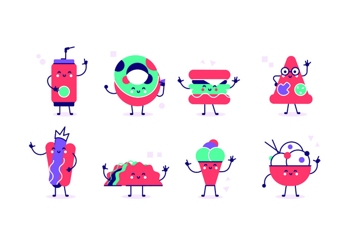 扁平化人物场景办公互联网等距ai矢量设计网页海报UI素材插画