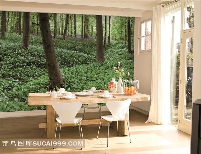 欧美室内效果图采光