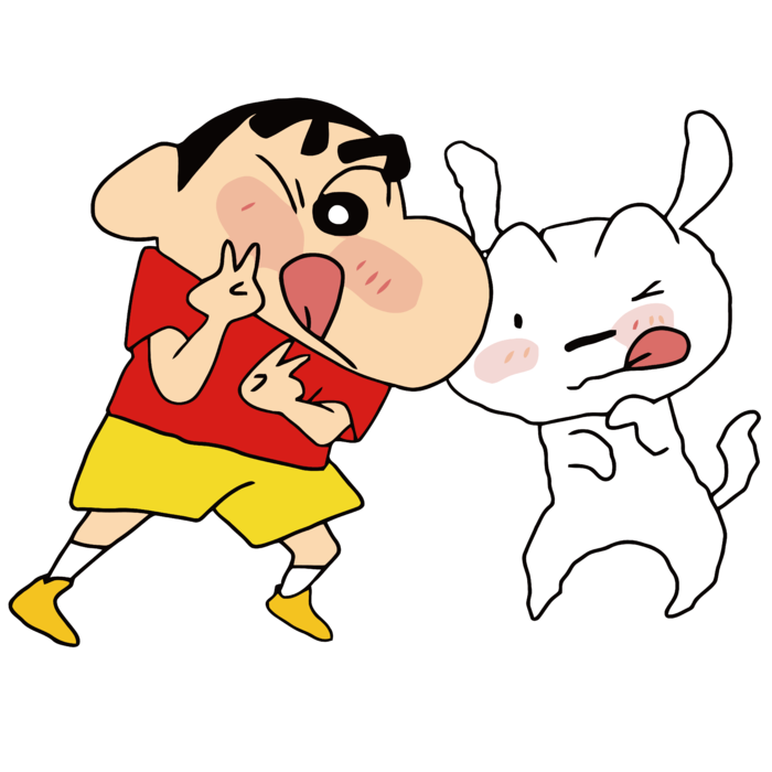 蜡笔小新可爱人物免扣素材