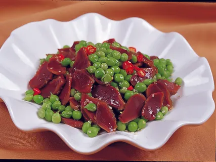 1009LC-0664鲜毛豆拌鹅肾