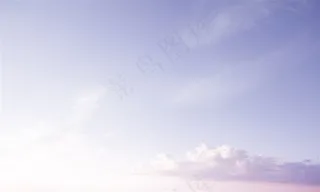 纯净的蓝天白云