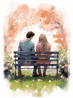 520情侣浪漫时刻主题插画