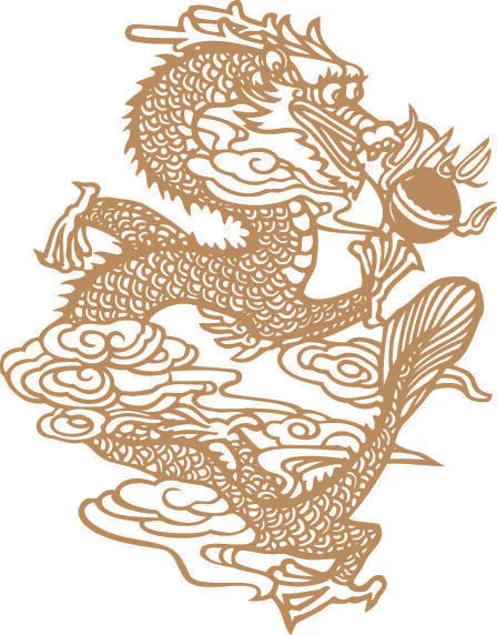 传统中国风古典宫廷龙凤吉祥喜庆图案图腾纹样矢量图设计素材eps,ai矢量模版下载