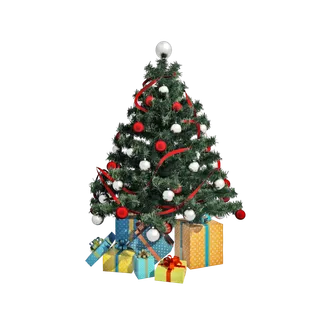 圣诞节平安夜圣诞树免扣素材圣诞元素