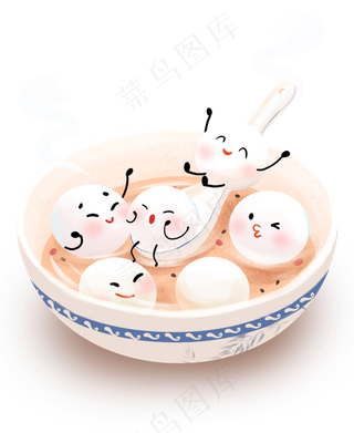 汤圆元宵素材