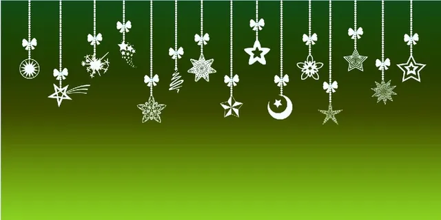 圣诞节冬天风景背景