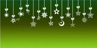 圣诞节冬天风景背景