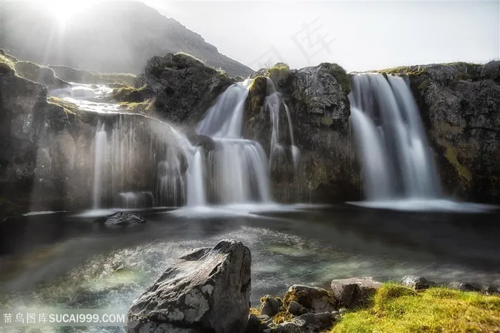 高清唯美瀑布风景图片